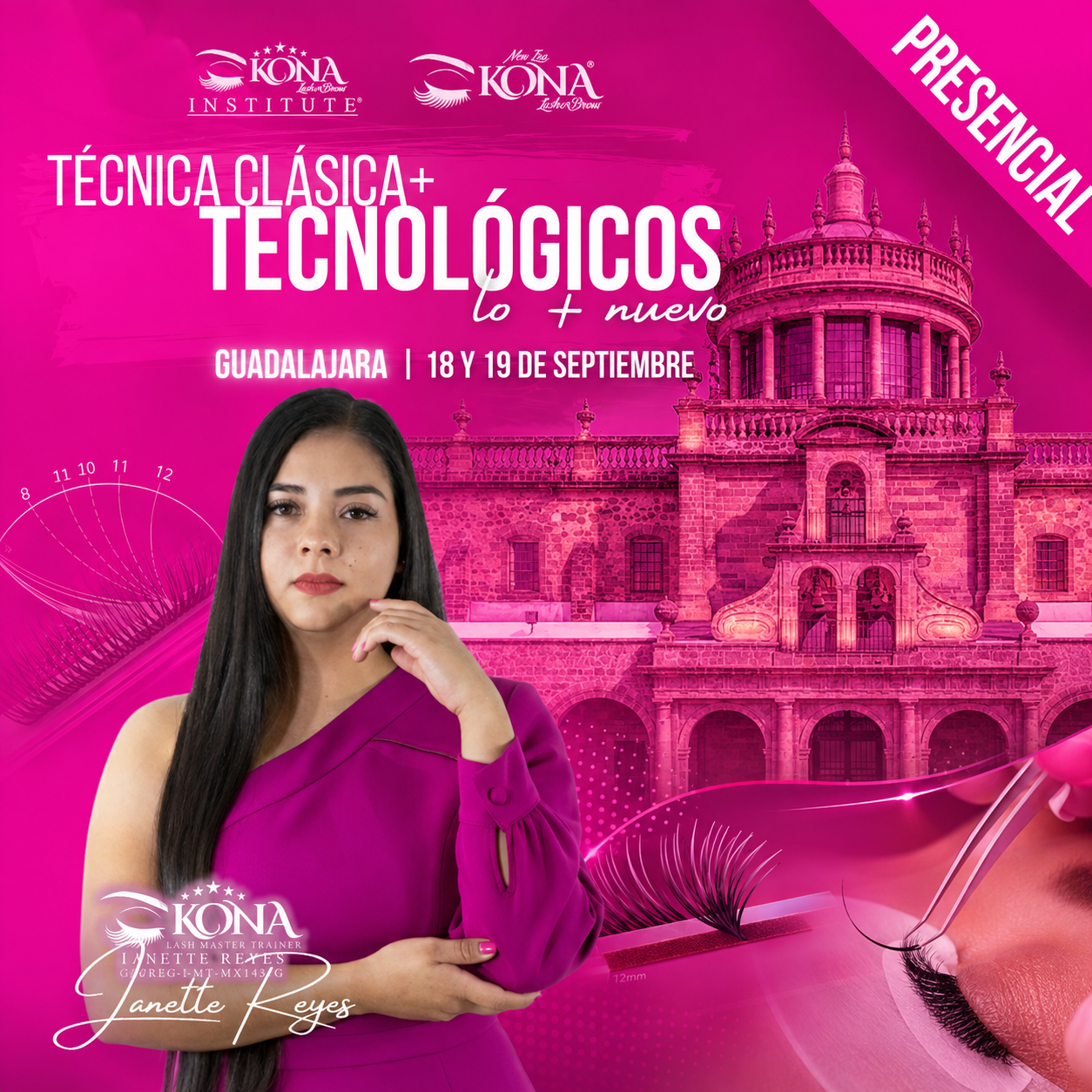 Curso Técnica Clásica + Tecnológicos en Guadalajara con Janette Reyes